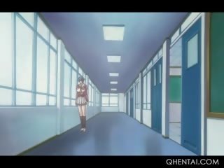 Hentai trường học khiêu dâm với oversexed adolescent thổi cô ấy coeds manhood