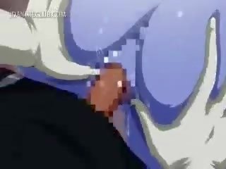 3d Anime beauty Fucking cock Gets Jizzed On Big Tits