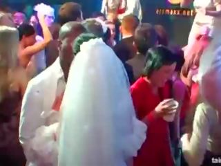 Glorious oversexed brides suga stor tuppar i offentlig