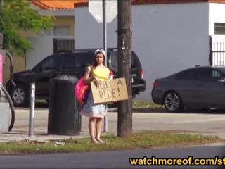 Hitchhiker London Smith first public sex movie